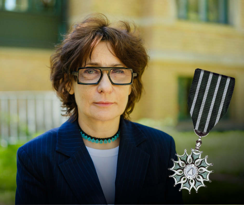 Joanna Cichocka-Gula odznaczona francuskim Orderem Sztuki i Literatury